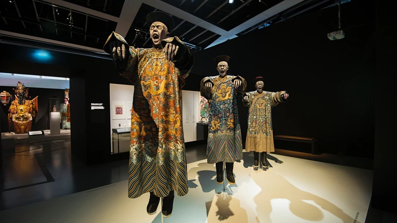 台南市美術館(南美館)「亞洲的地獄與幽魂」巡迴展-殭屍模型