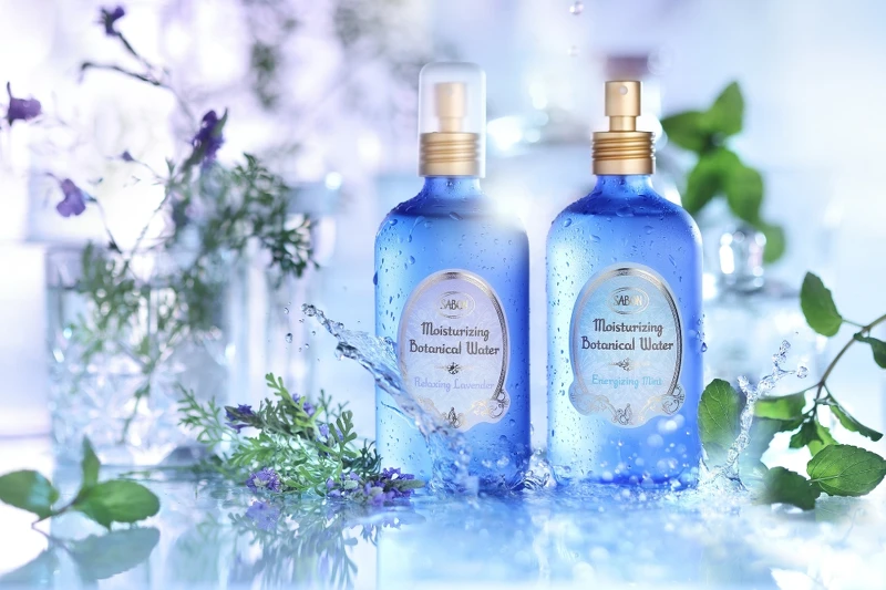 SABON植萃保濕噴霧主視覺。 SABON植萃保濕噴霧主視覺。