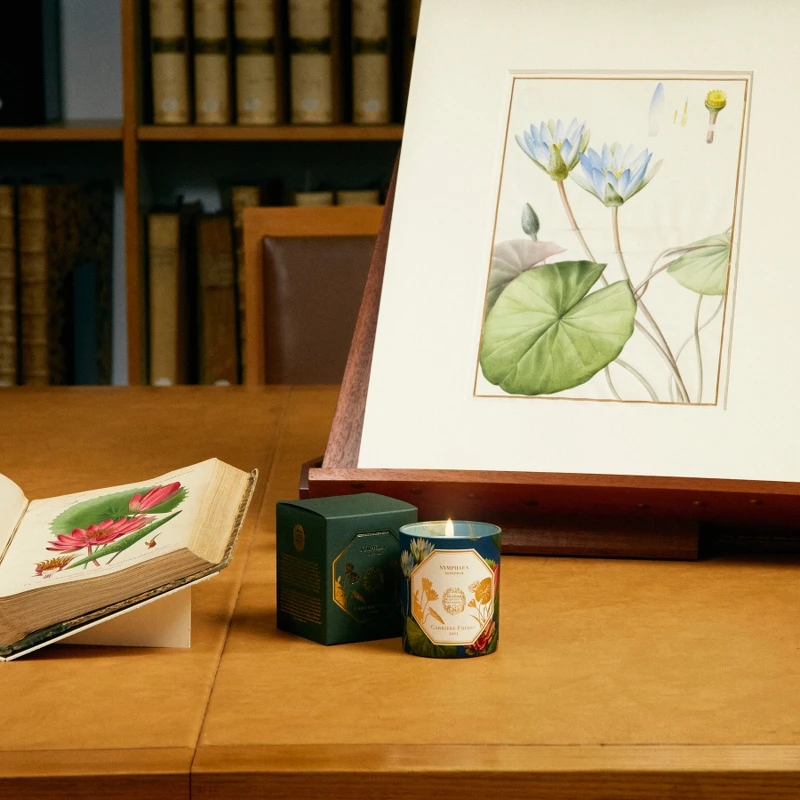 Carrière Frères Waterlily睡蓮香氛蠟燭。