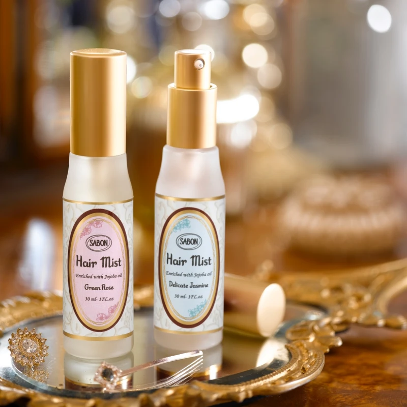 SABON護髮香噴霧情境照。