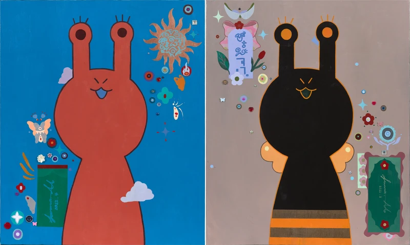 丸山純奈《蛙之助／Pyonsuke2》《小蜜蜂蛙之助》