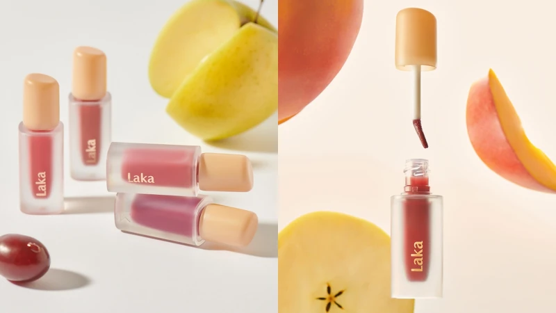 LAKA果然持久水光唇釉。