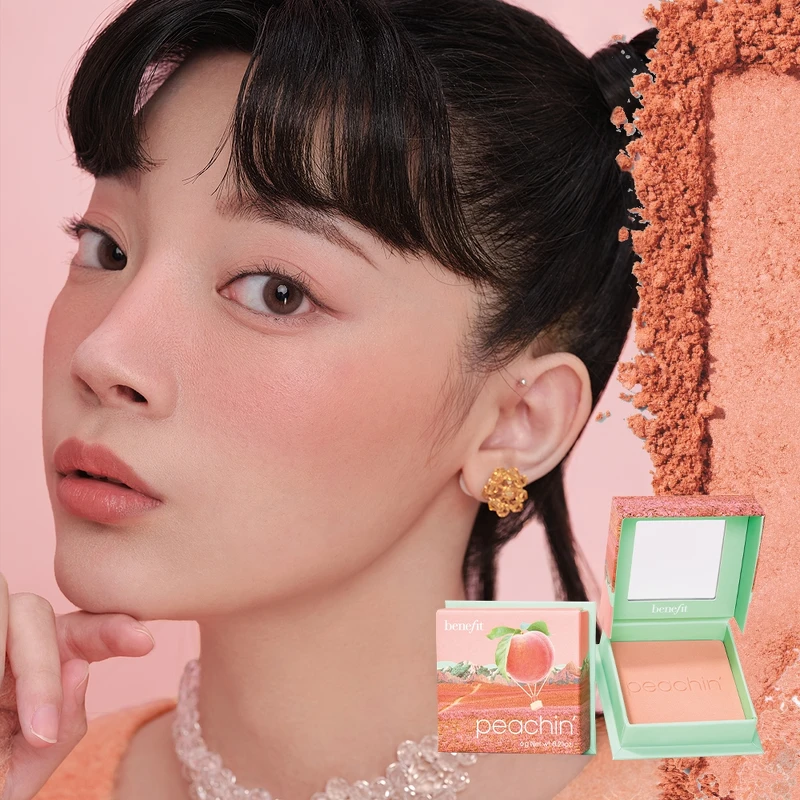 benefit夢遊仙境蜜粉盒-小蜜桃。