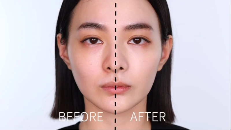 YSL 2022年恆久完美無瑕持妝粉底SPF39/PA+++模特兒BA圖。