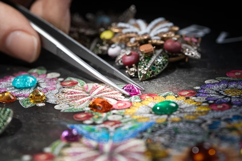 Giardino Dell’Eden Tourbillon 珠寶腕錶工藝圖