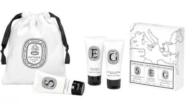 diptyque手部清潔三件旅行組,NT1,550 diptyque手部清潔三件旅行組,NT1,550