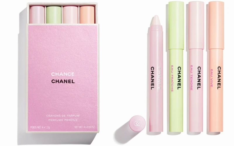 香奈兒CHANCE香氛筆4*1.2g,NT2,900 香奈兒CHANCE香氛筆4*1.2g,NT2,900
