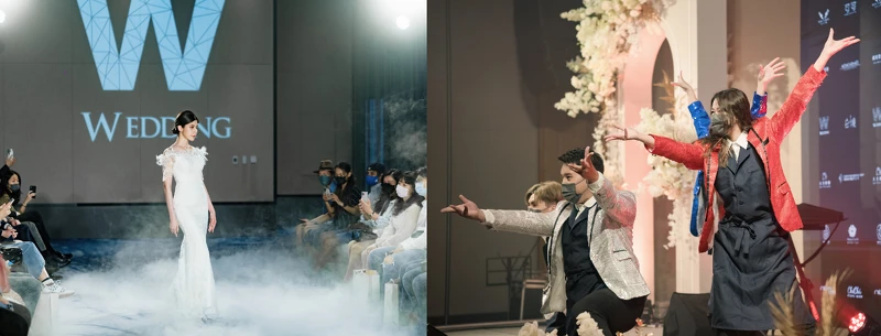 高雄洲際酒店場地空間靈活，高級時裝秀、好萊塢電影式歌舞表演等，以創意加值婚禮體驗。