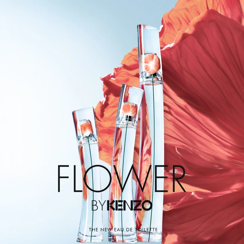 KENZO罌粟花女性淡香水30ml，NT2,060、50ml，NT2,880、100ml，NT3,870