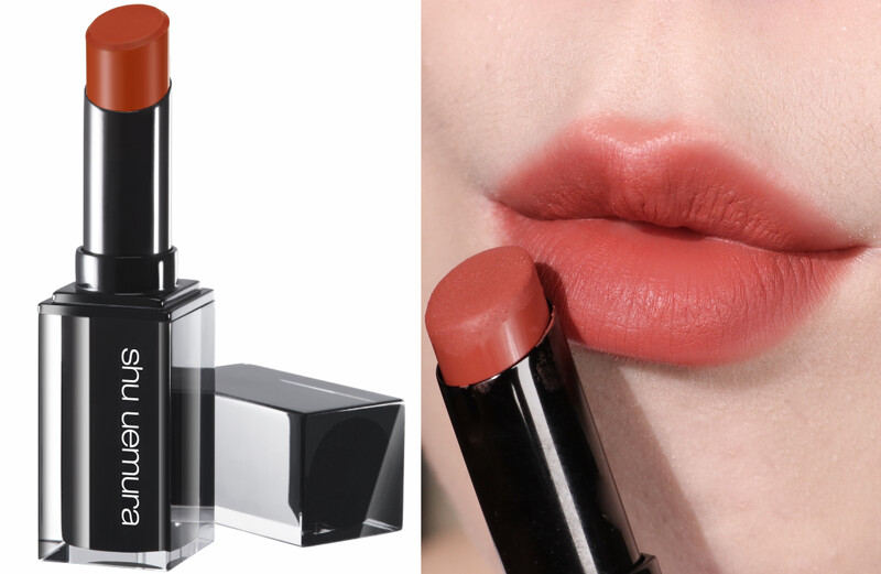 圖片來源：植村秀、IG@memory.dawn/無色限粉霧保濕唇膏M BG975