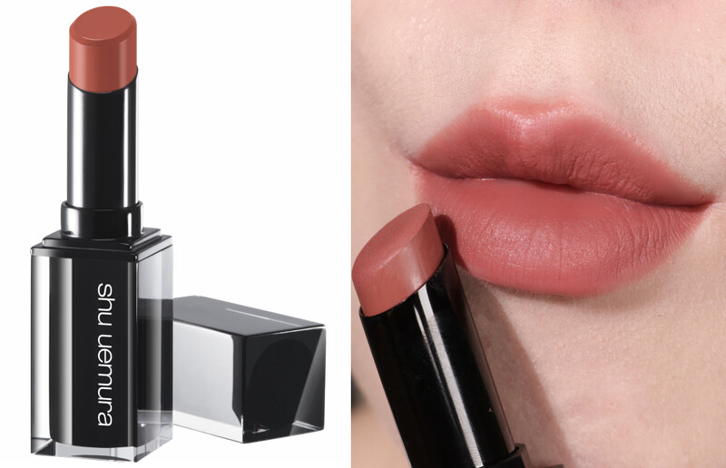 圖片來源：植村秀、IG@memory.dawn/無色限粉霧保濕唇膏M BR781