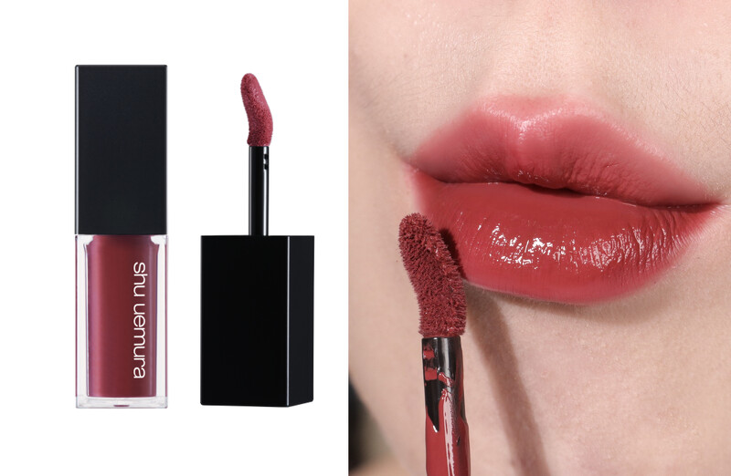 圖片來源：植村秀、IG@memory.dawn/無色限奶油緞光唇釉KC BG930