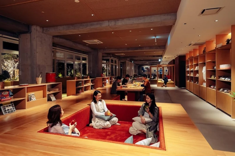 24小時開放的公共空間「TAMARIBA」。