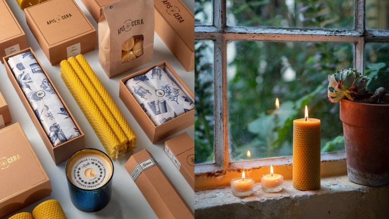 Apis Cera蜂蠟蠟燭全產品。 Apis Cera蜂蠟蠟燭全產品。