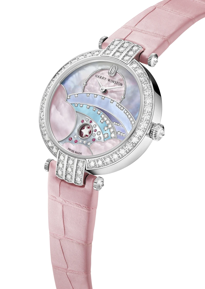 海瑞溫斯頓 卓時Premier系列Sweet Stars 36毫米自動腕錶