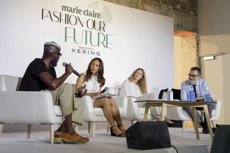 Amah Ayivi (Marche_ Noir), Andrea Thompson (Marie Claire UK), Be_ne_dicte Laloux (ICICLE), Simone Cipriani (Ethical Fashion Initiative) Amah Ayivi (Marche_ Noir), Andrea Thompson (Marie Claire UK), Be_ne_dicte Laloux (ICICLE), Simone Cipriani (Ethical Fashion Initiative)