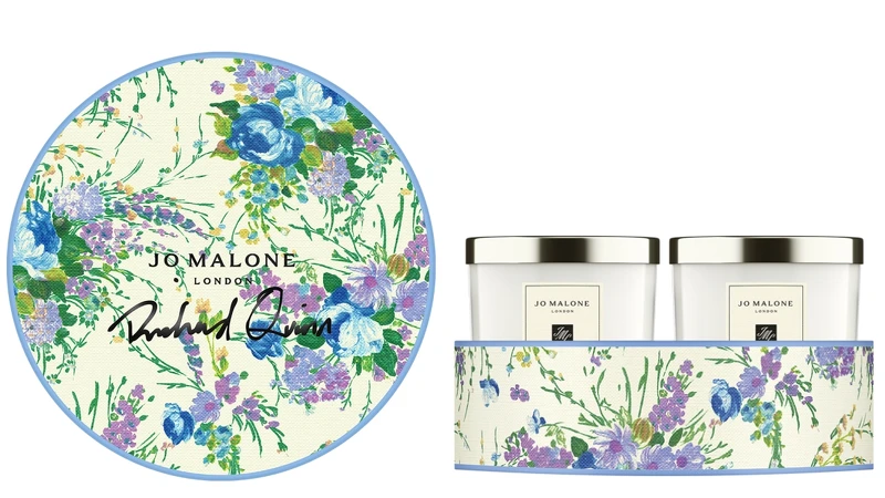Jo Malone London Richard Quinn設計師系列忍冬與印蒿&藍風鈴糅香蠟燭組200g*2,NT5,700 Jo Malone London Richard Quinn設計師系列忍冬與印蒿&藍風鈴糅香蠟燭組200g*2,NT5,700
