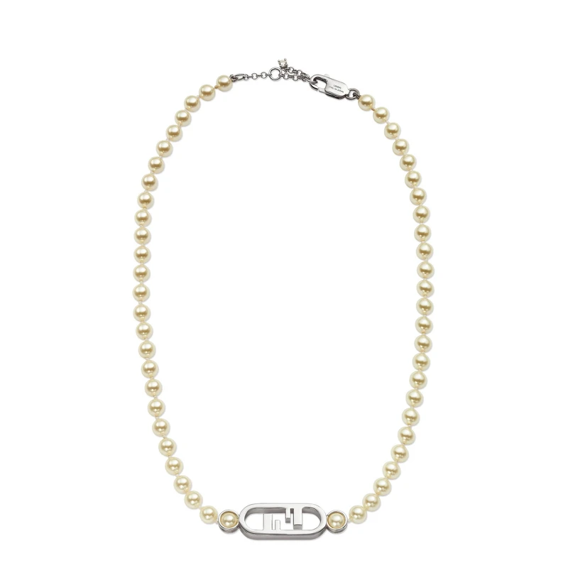 FENDI O'Lock珍珠頸鍊，NT$ 17,800