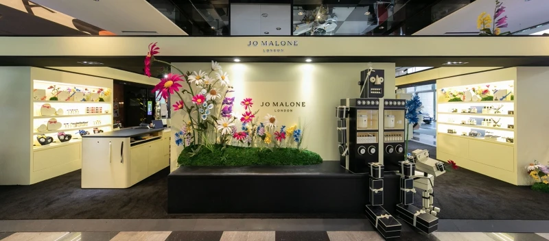 Jo Malone London JoBots A11禮物概念店空間照。