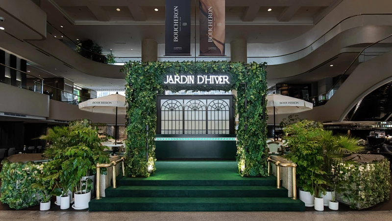 Boucheron 寶詩龍法式生活藝術 台北晶華酒店開設期間限定Jardin d’Hiver花園咖啡館 Boucheron 寶詩龍法式生活藝術 台北晶華酒店開設期間限定Jardin d’Hiver花園咖啡館