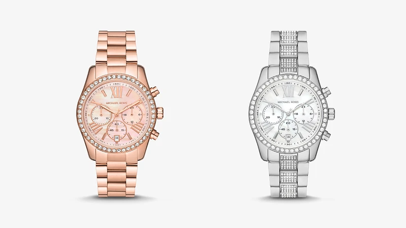 LEXINGTON玫瑰金鍊錶,NT11,300、LEXINGTON銀鍊腕錶,NT13,300。 LEXINGTON玫瑰金鍊錶,NT11,300、LEXINGTON銀鍊腕錶,NT13,300。