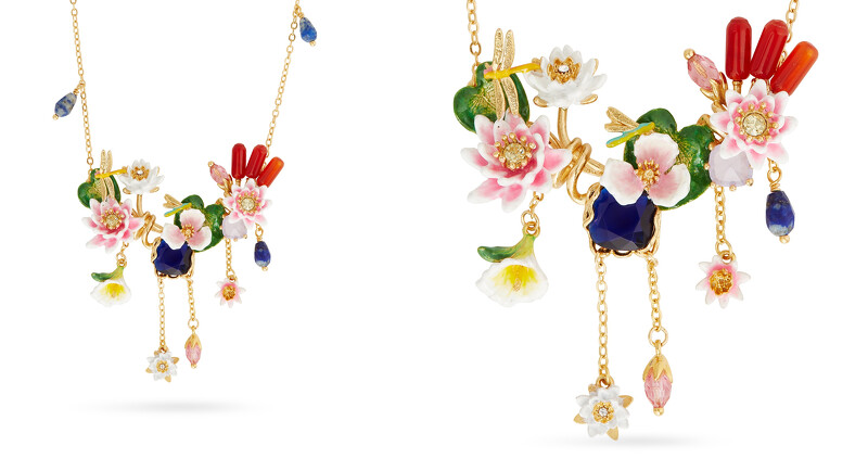 Les N&eacute;r&eacute;ides水上花園系列項鍊，建議售價新台幣12,500元。