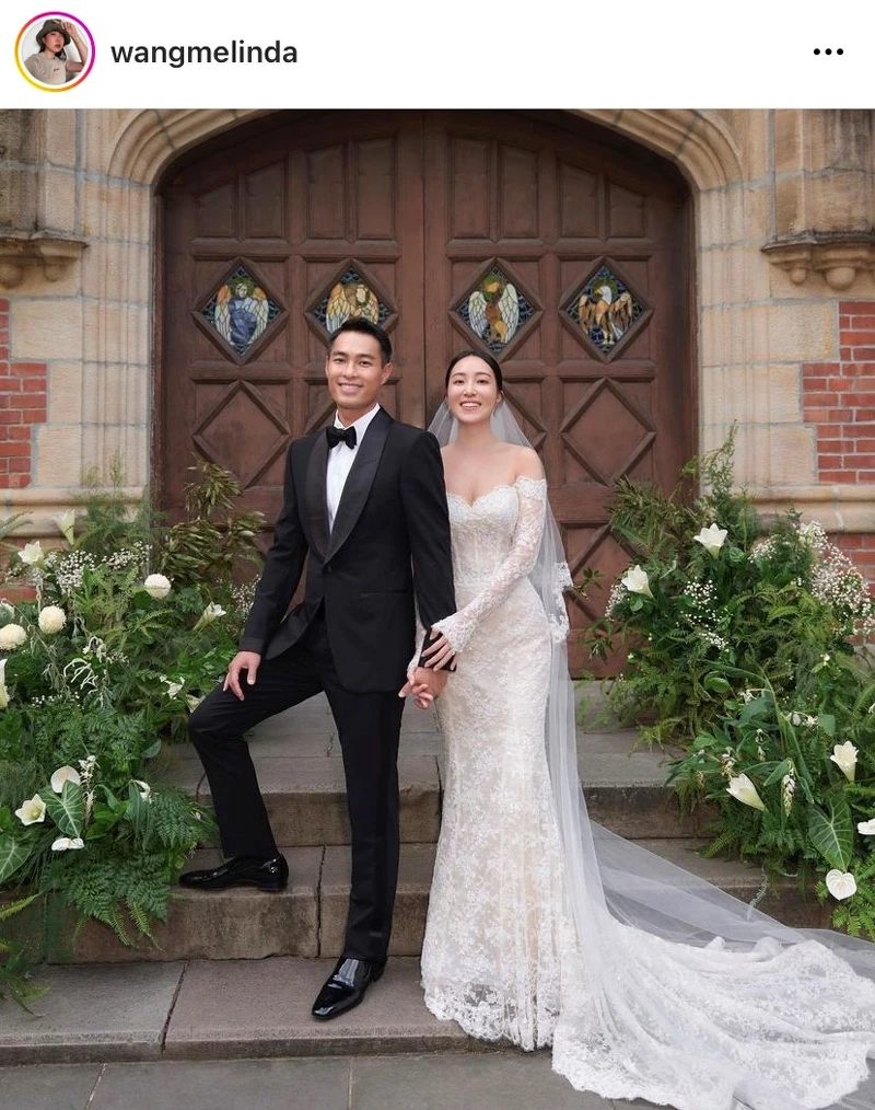 楊祐寧與老婆Melinda 楊祐寧與老婆Melinda