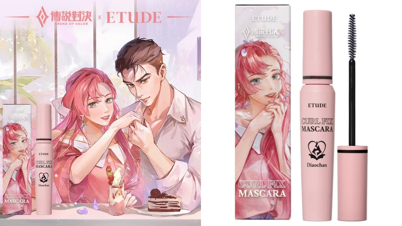 ETUDE X傳說對決「貂蟬」睫對出色終極Pick睫毛膏(#蟬綿黑)，NT450