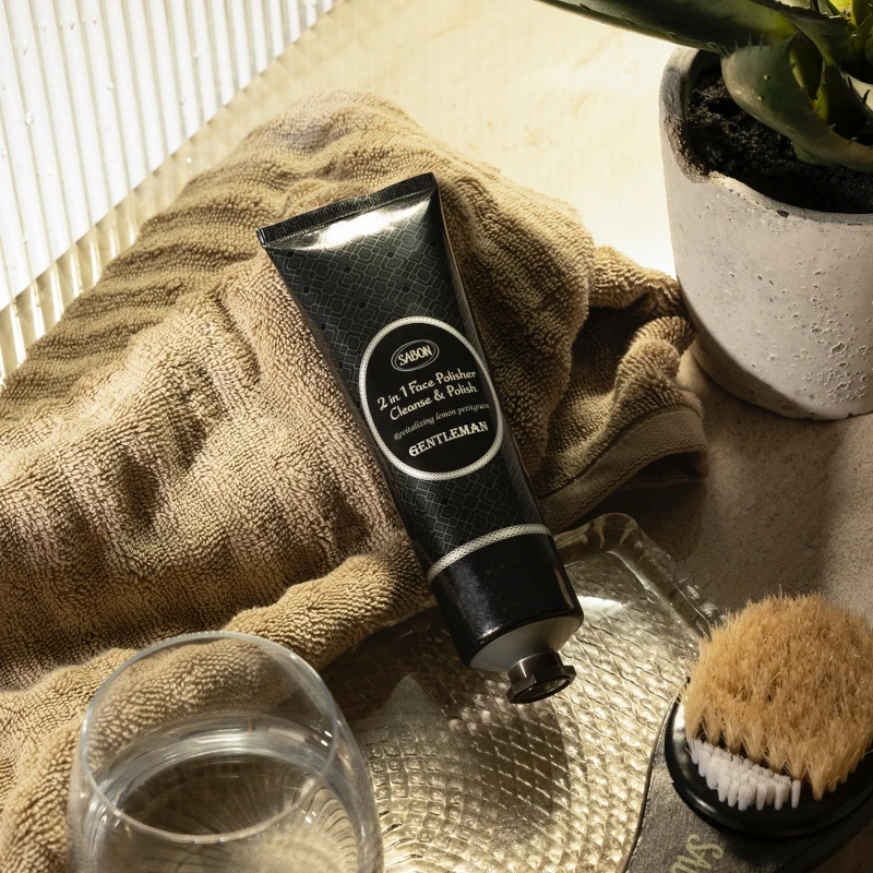 SABON二合一臉部純淨磨砂膏 -紳士150ml(條裝)，NT1,380