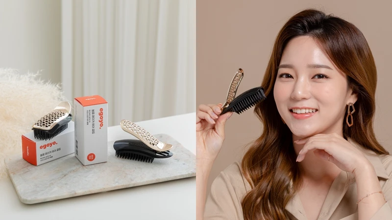 EGOYO蓬鬆髮夾產品照。 EGOYO蓬鬆髮夾產品照。