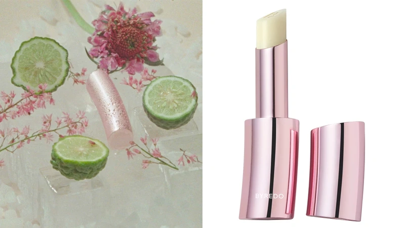 BYREDO 2022限量護唇膏-佛手柑情境圖。