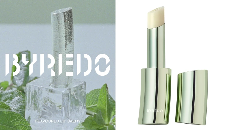 BYREDO 2022限量護唇膏-摩洛哥茶情境圖。