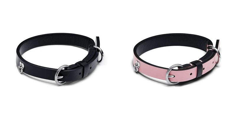 黑色非皮革材質寵物頸圈 NT3,280 、粉色非皮革材質寵物頸圈 NT3,280 黑色非皮革材質寵物頸圈 NT3,280 、粉色非皮革材質寵物頸圈 NT3,280