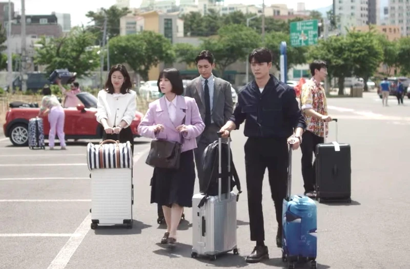 英禑一行人前往濟州島出差