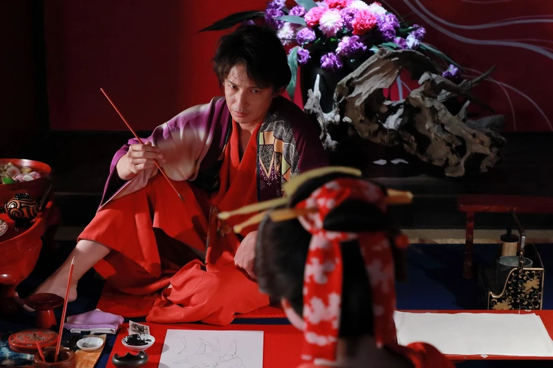 玉木宏扮演浮世繪大師喜多川歌麿 玉木宏扮演浮世繪大師喜多川歌麿
