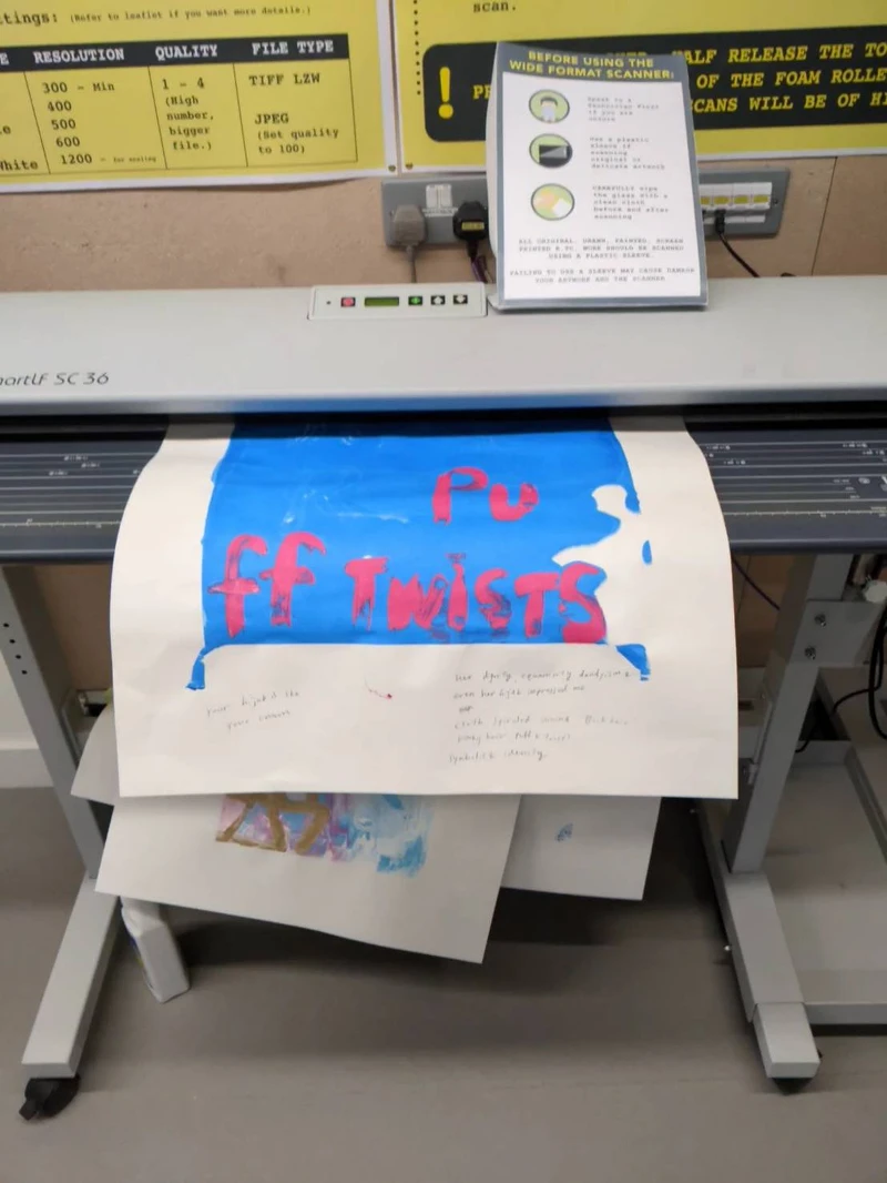 大圖掃描工作坊成品。 大圖掃描工作坊成品。