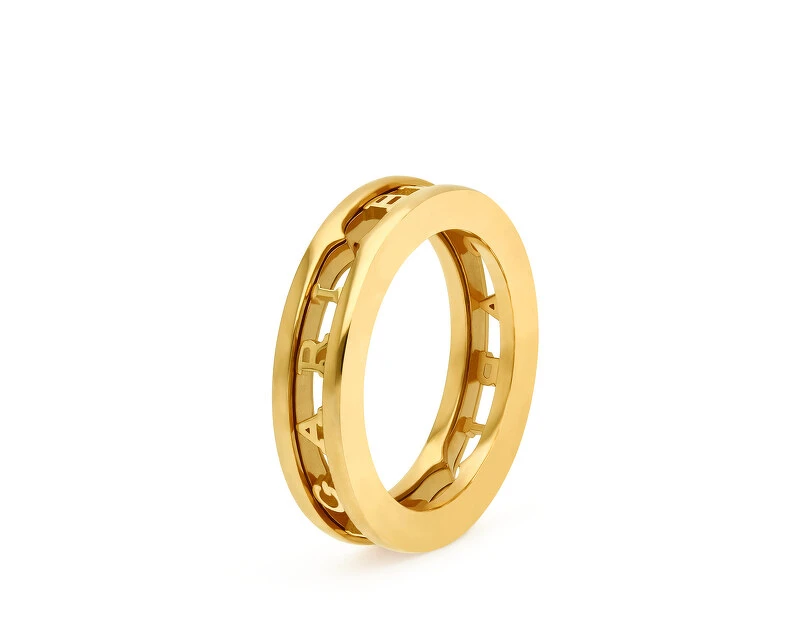 BVLGARI B.zero1 Logo系列黃K金戒指_參考售價：約新台幣53,800元