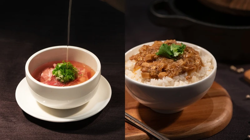 「噶瑪蘭威士忌牛肉湯」、「虱目魚肉燥」