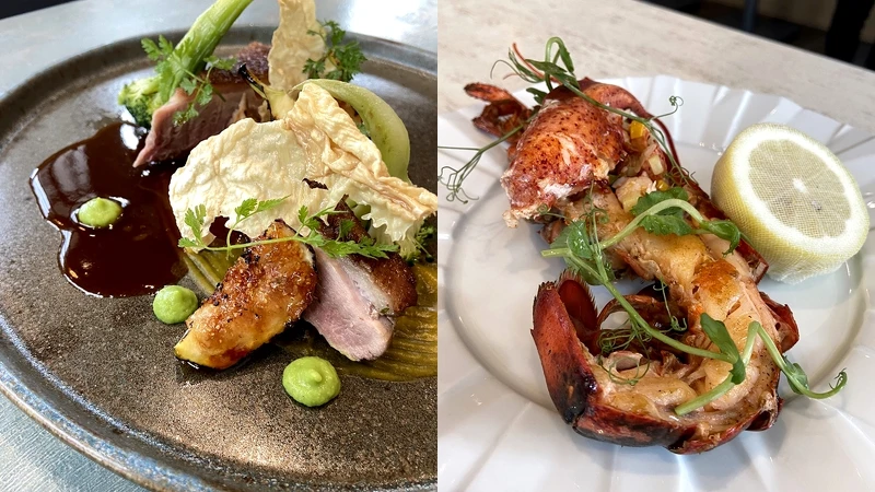 宜蘭櫻桃鴨胸、半隻波士頓龍蝦 宜蘭櫻桃鴨胸、半隻波士頓龍蝦