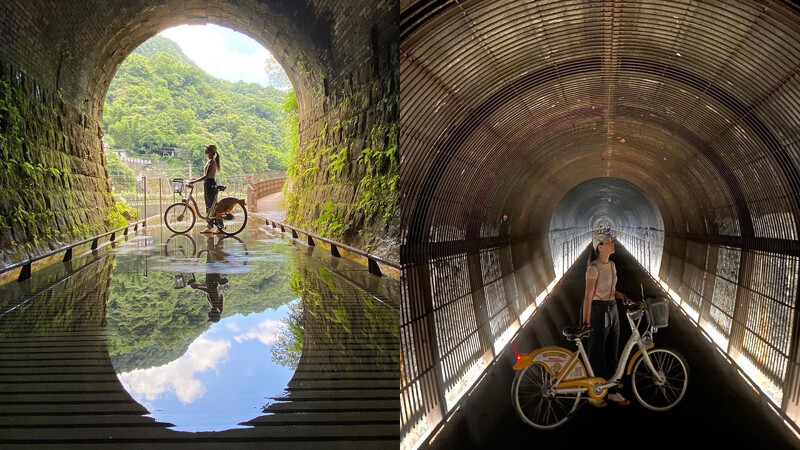 新北景點:三貂嶺隧道自行車道,Photo/IG @superfish_life 授權提供 新北景點:三貂嶺隧道自行車道,Photo/IG @superfish_life 授權提供