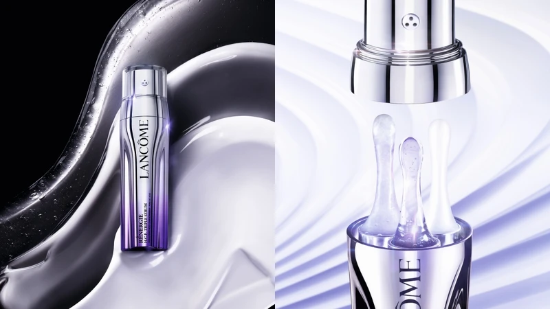 蘭蔻超緊顏抗痕亮采三效精華情境圖。 蘭蔻超緊顏抗痕亮采三效精華情境圖。