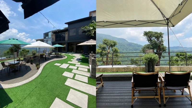 金山猿咖啡戶外景色