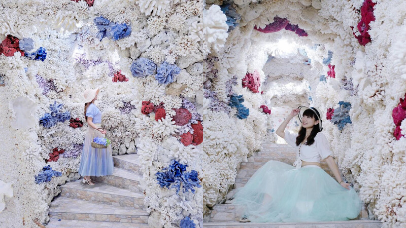 新北景點:珊瑚貝殼廟,Photo/IG @yijiun_lee、@sweet9023001 授權提供 新北景點:珊瑚貝殼廟,Photo/IG @yijiun_lee、@sweet9023001 授權提供