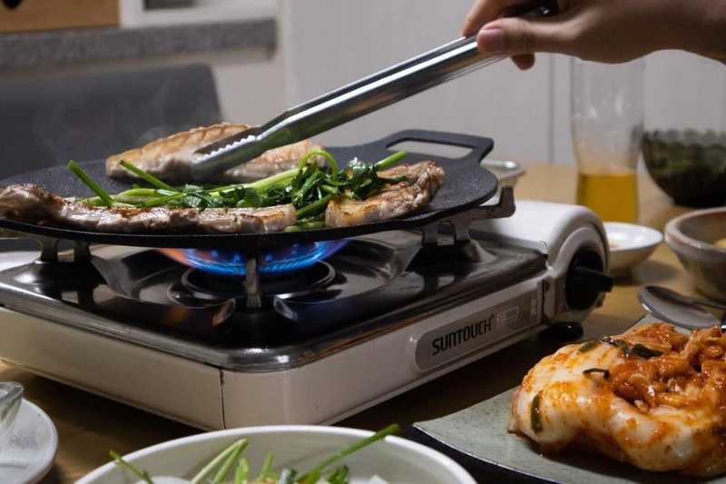 Ann製作的水芹菜五花肉。