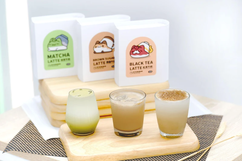 奶泡貓沖泡茶禮盒