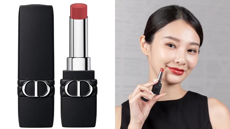 DIOR 迪奧超完美持久唇膏#720豆沙紅棕實擦。 DIOR 迪奧超完美持久唇膏#720豆沙紅棕實擦。