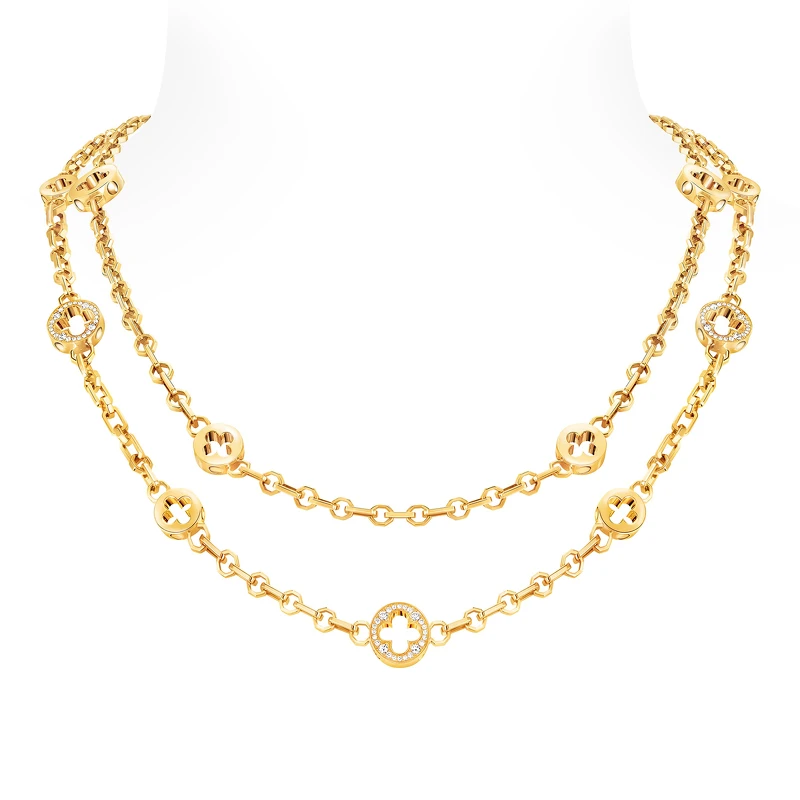 Empreinte 黃金與鑽石多層次項鍊 $1,360,000 (2) Empreinte 黃金與鑽石多層次項鍊 $1,360,000 (2)