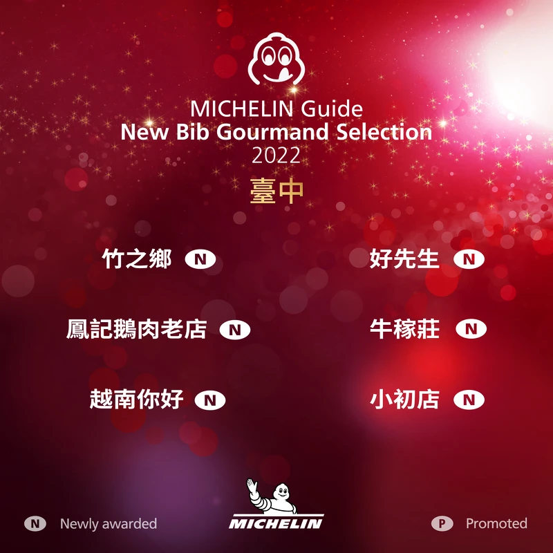 2022必比登推薦-台中新入選餐廳&街頭美食 2022必比登推薦-台中新入選餐廳&街頭美食