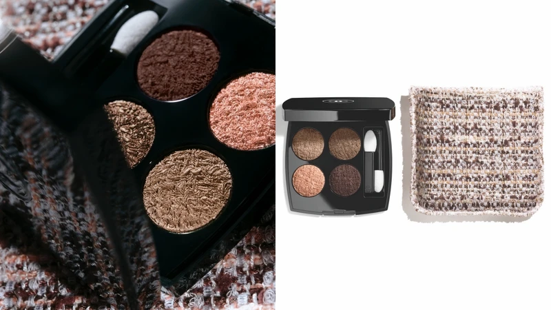 香奈兒斜紋軟呢四色眼影(#04大地),NT3,210 香奈兒斜紋軟呢四色眼影(#04大地),NT3,210