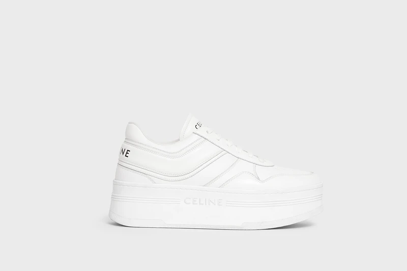 CELINE 厚底皮革運動鞋,NT27,000。 CELINE 厚底皮革運動鞋,NT27,000。